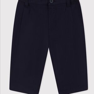 Petit Bateau Navy Men's Flat Front Shorts